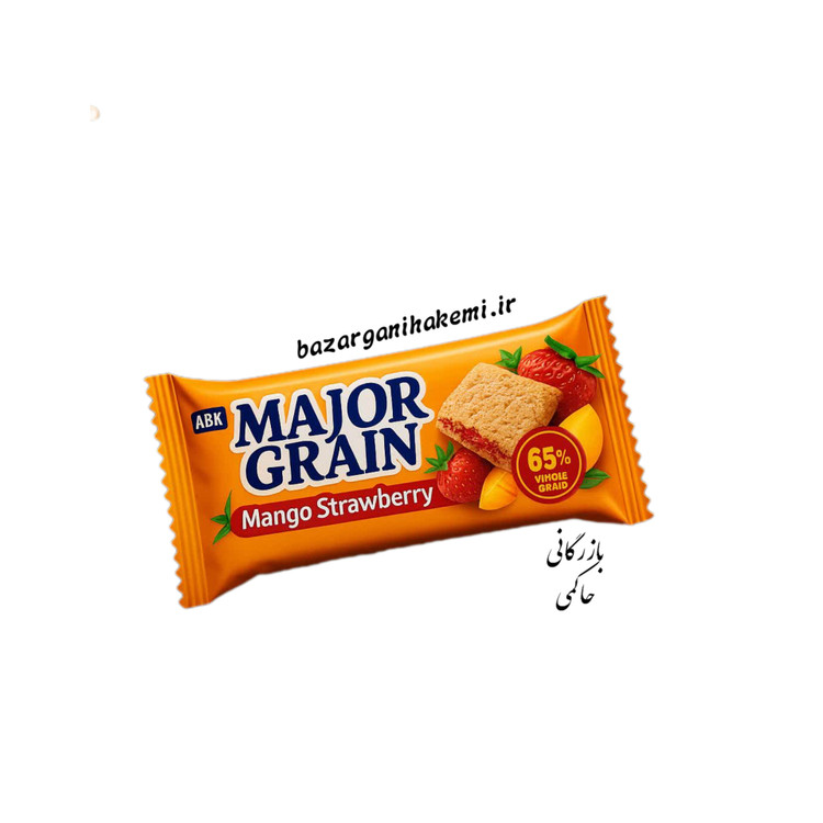 غلات بار ماجورگرین طعم توت فرنگی و انبه(40gr)abk