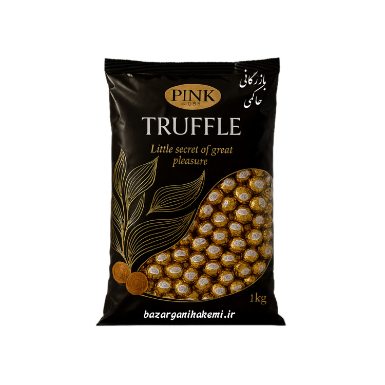 شکلات پینک تلخ (پینک دارک) Pink Dark Truffle(طلایی) 1kg