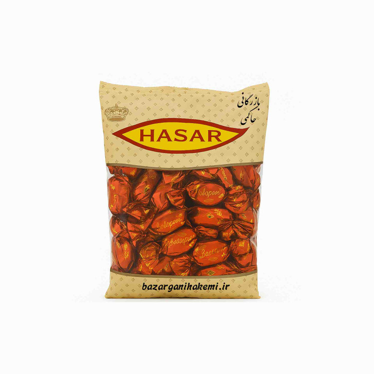 شکلات نوروز هاسار اصل ترکمنستان با طعم پرتقالی وانیلی و روکش شکلاتی