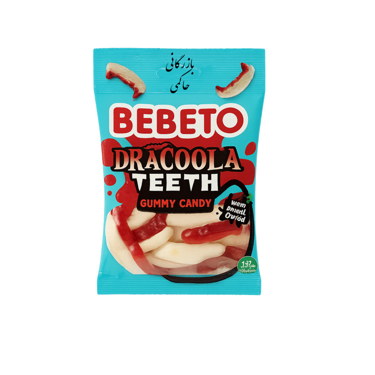 پاستیل ببتو دراکولا شکل دندون ۸۰ گرمی