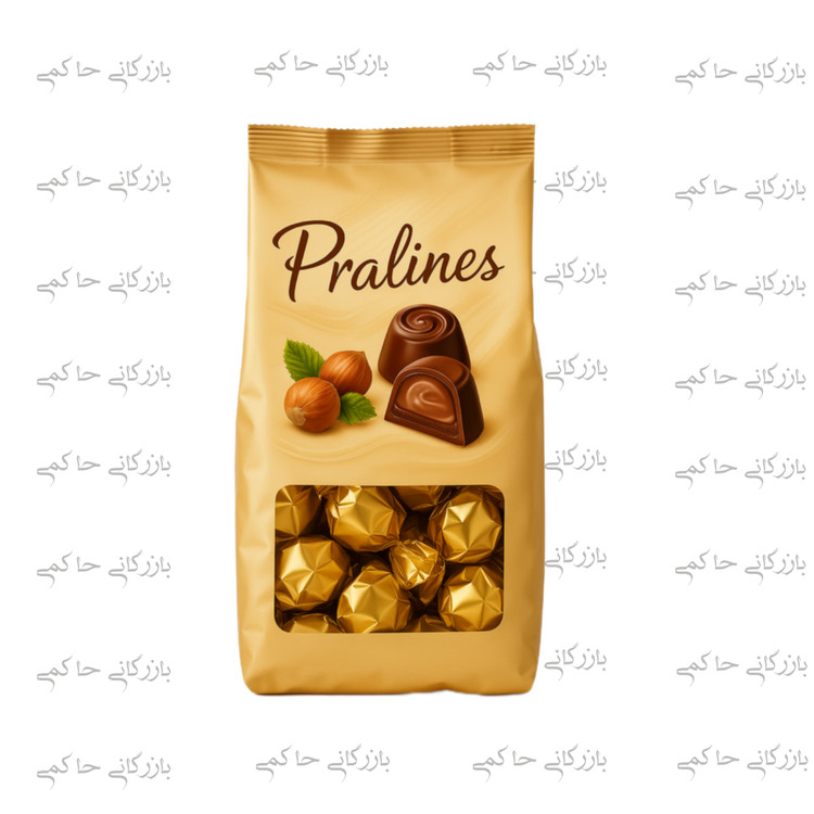 شکلات پرالین با مغز کرم و طعم قهوه وبرو