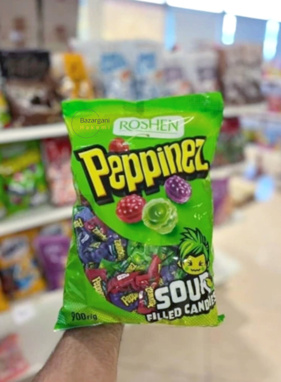 آبنبات ترش پپینز برند روشن با ارزان ترن قیمت، تکی و عمده